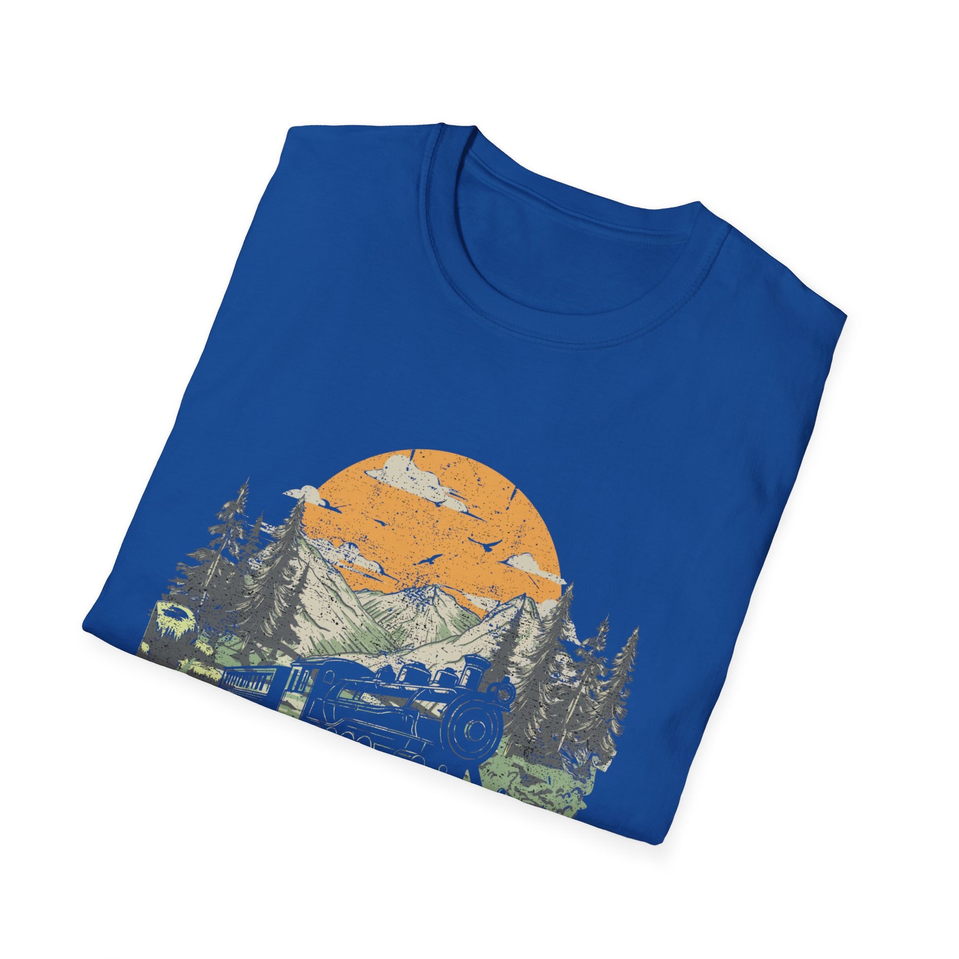 Trains Rule – Vintage Train Lover T-Shirt