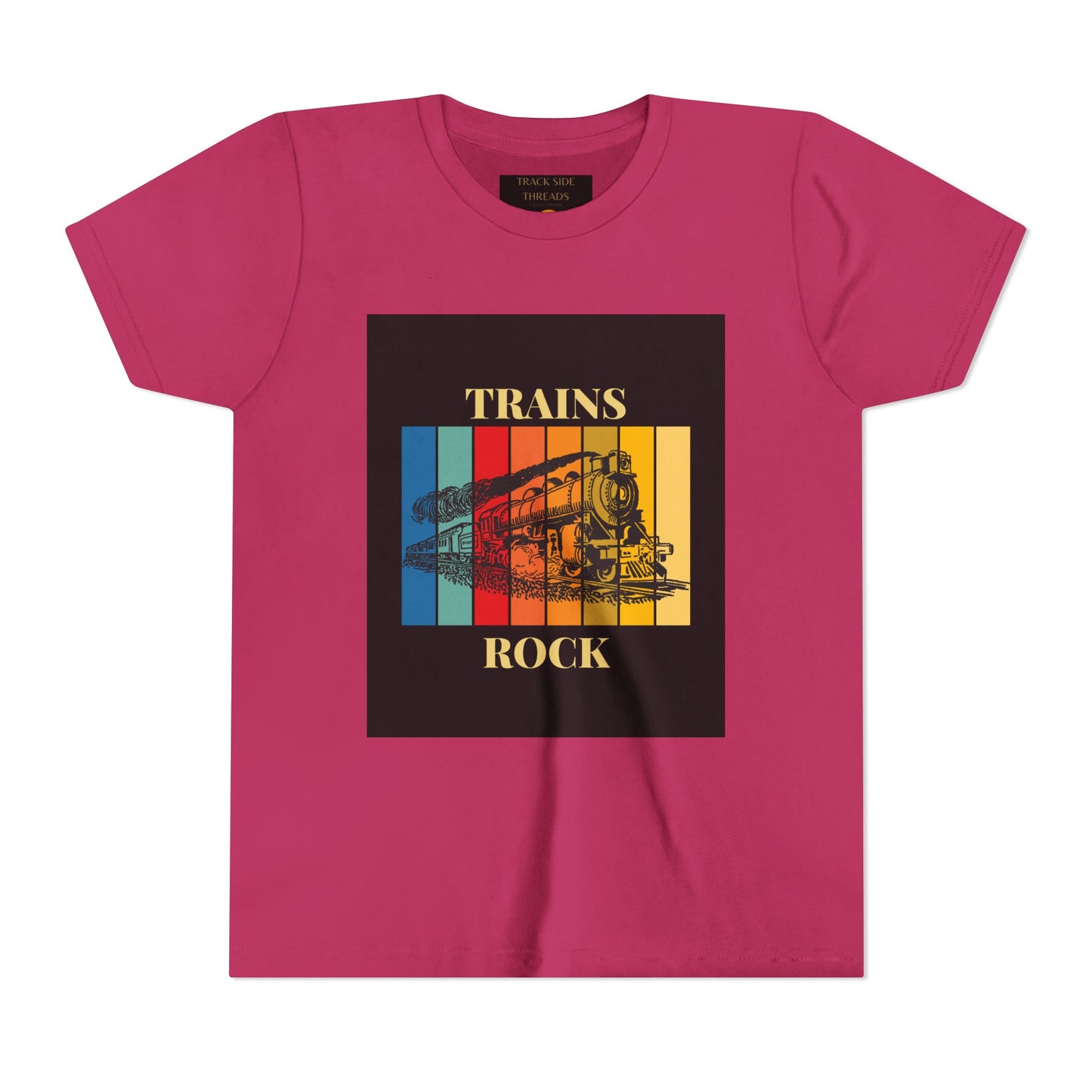 Kids Train Lover T-Shirt | Youth Railfan Tee – Trains Rock