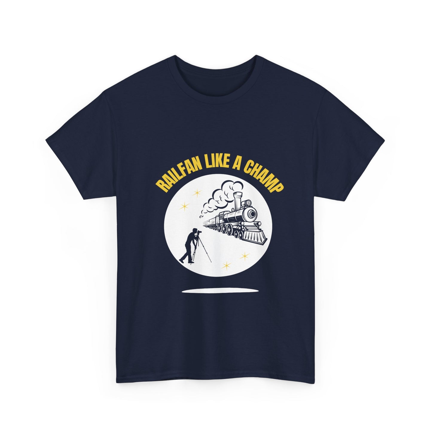 Classic railway train lover graphic t-shirt