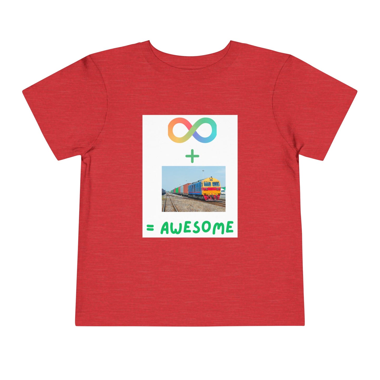 Autism Acceptance Toddler Train Lover T-Shirt | Special Interest Tee (2T–5T)