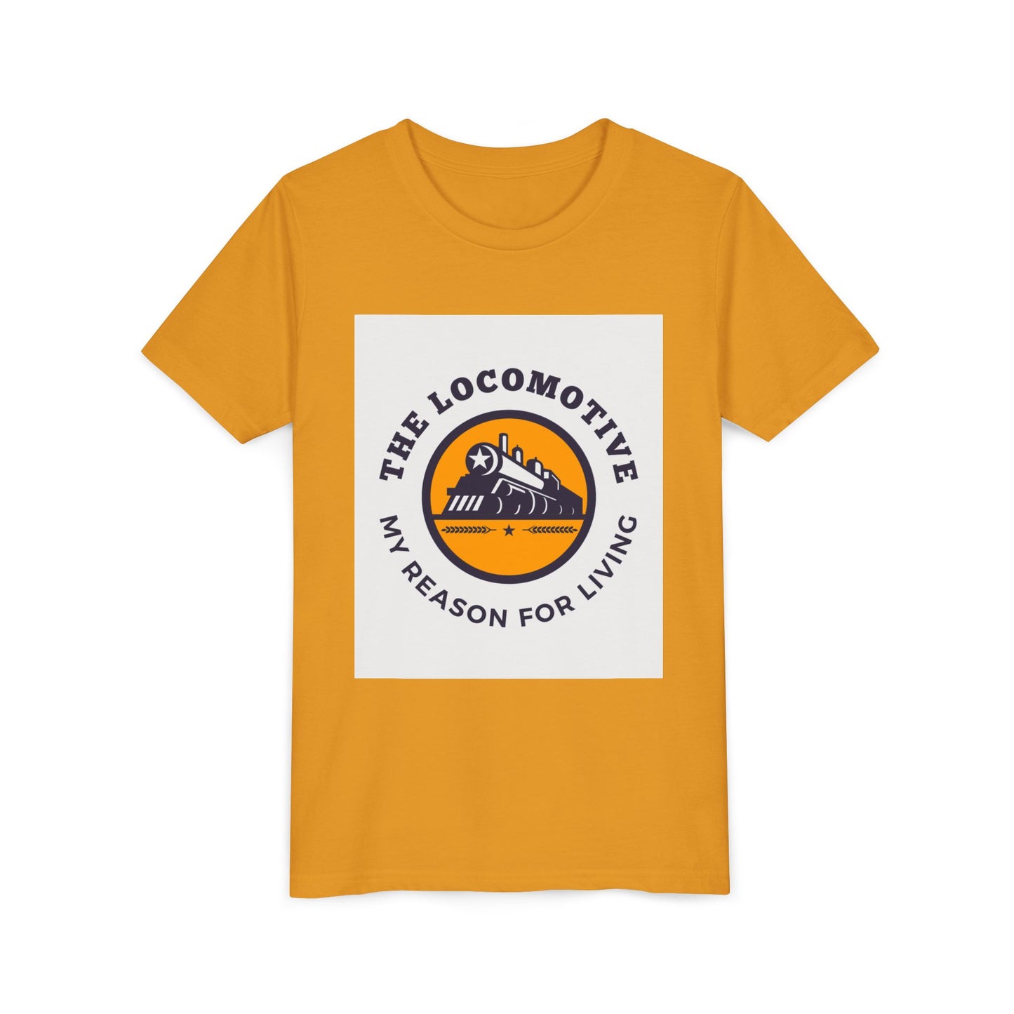Kids Train Lover T-Shirt | Trains Are My Happy Place Youth Railfan Tee