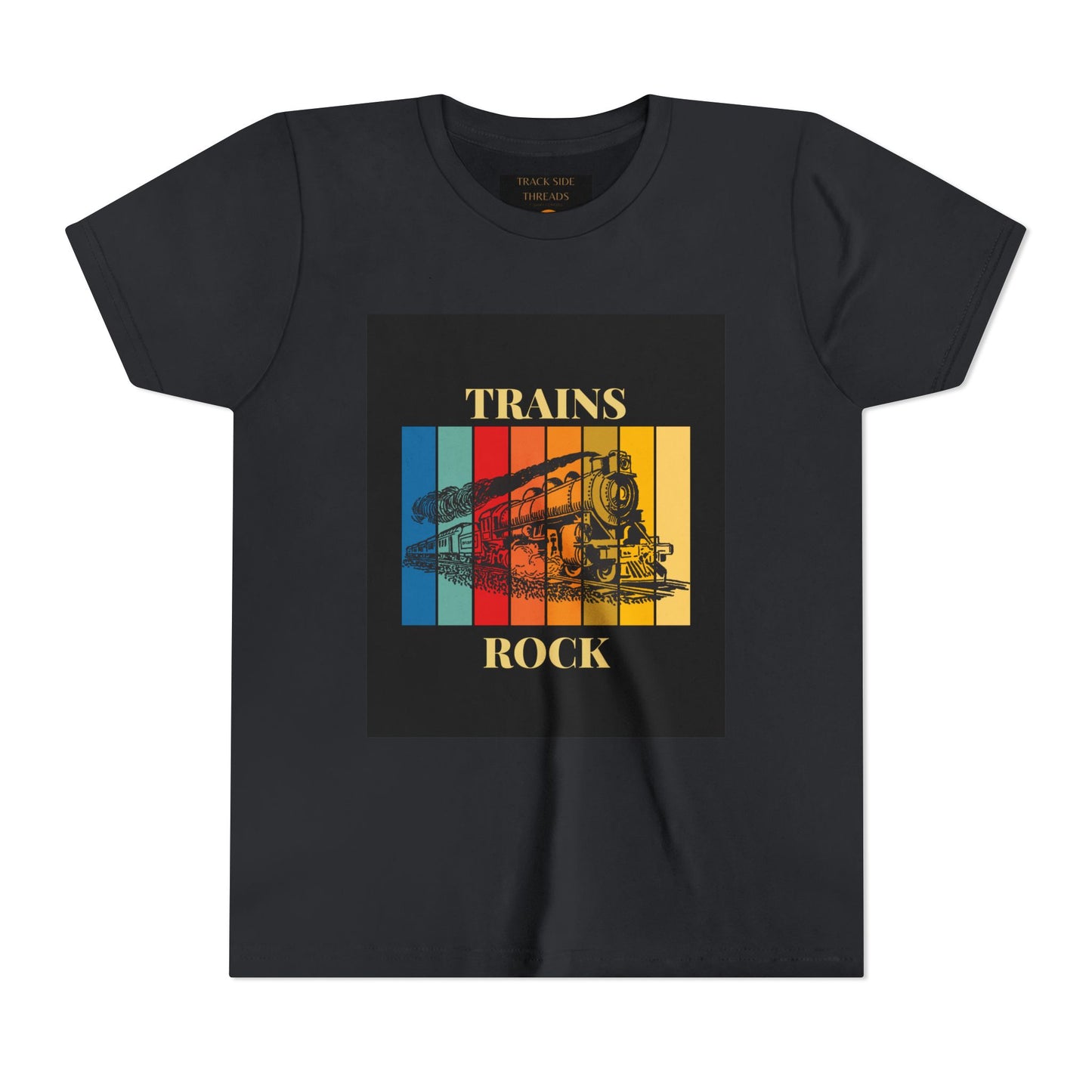 Kids Train Lover T-Shirt | Youth Railfan Tee – Trains Rock