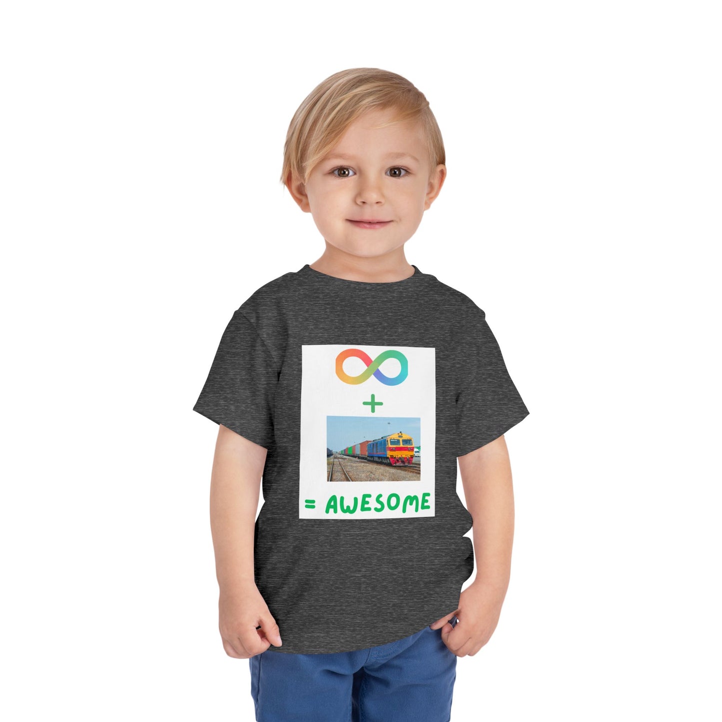 Autism Acceptance Toddler Train Lover T-Shirt | Special Interest Tee (2T–5T)