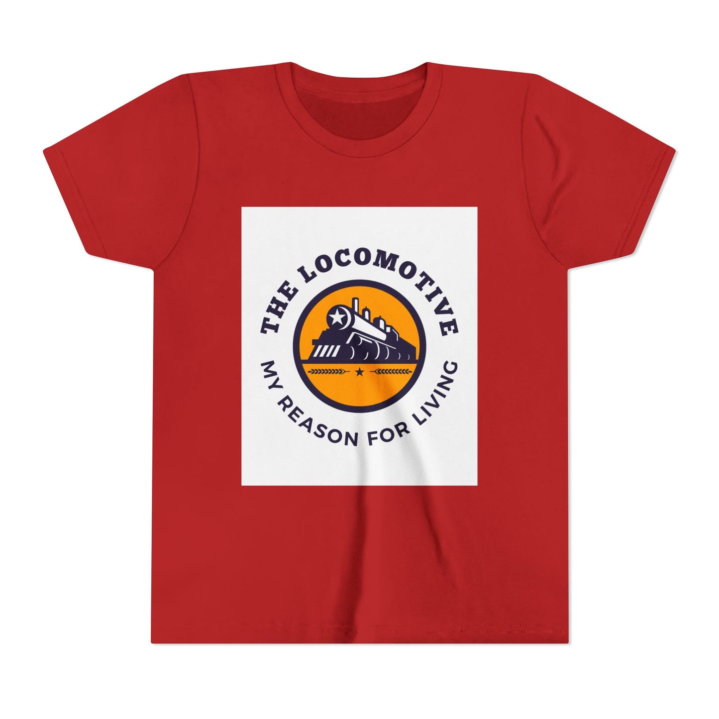 Kids Train Lover T-Shirt | Trains Are My Happy Place Youth Railfan Tee