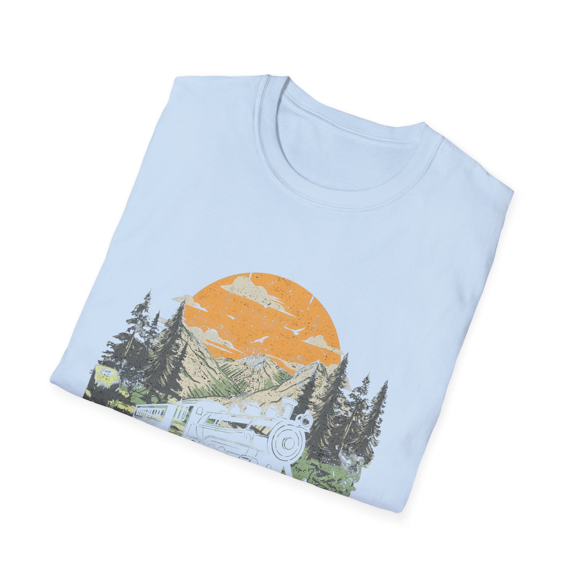 Trains Rule – Vintage Train Lover T-Shirt