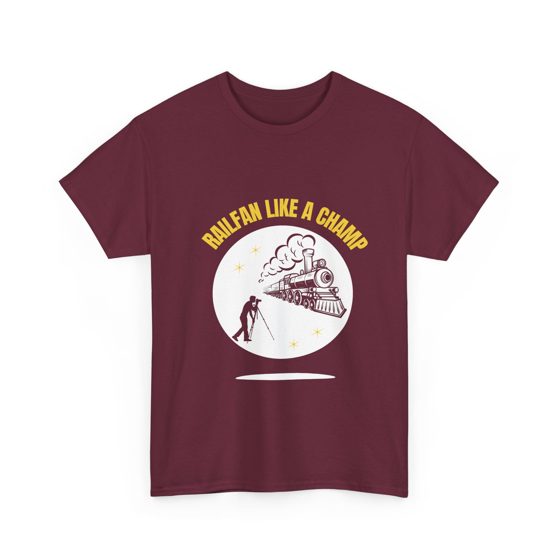Classic railway train lover graphic t-shirt