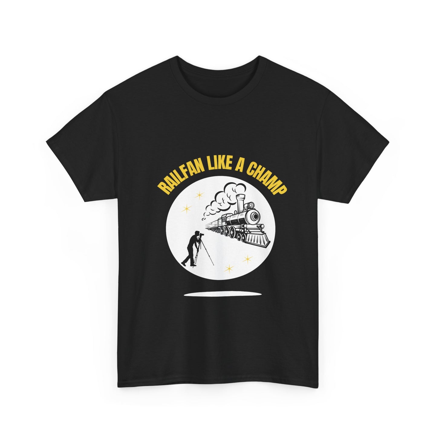 Classic railway train lover graphic t-shirt
