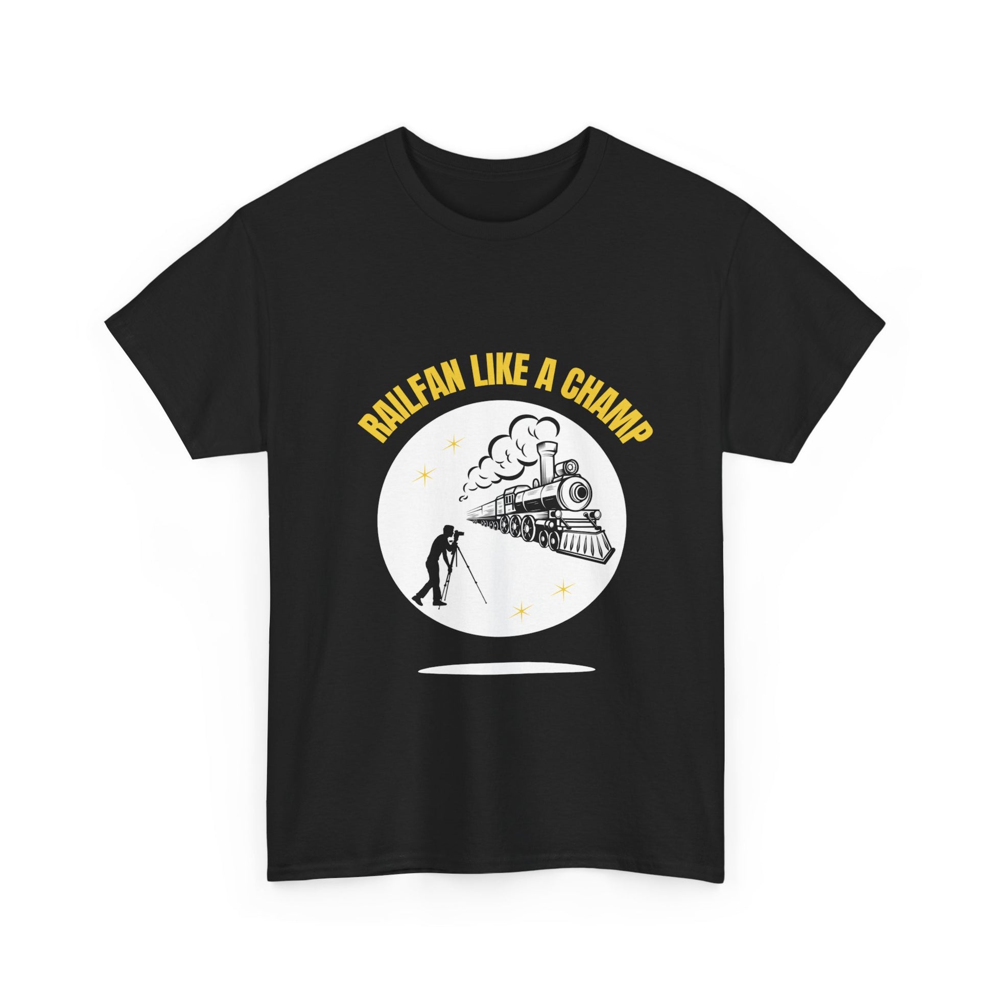 Classic railway train lover graphic t-shirt