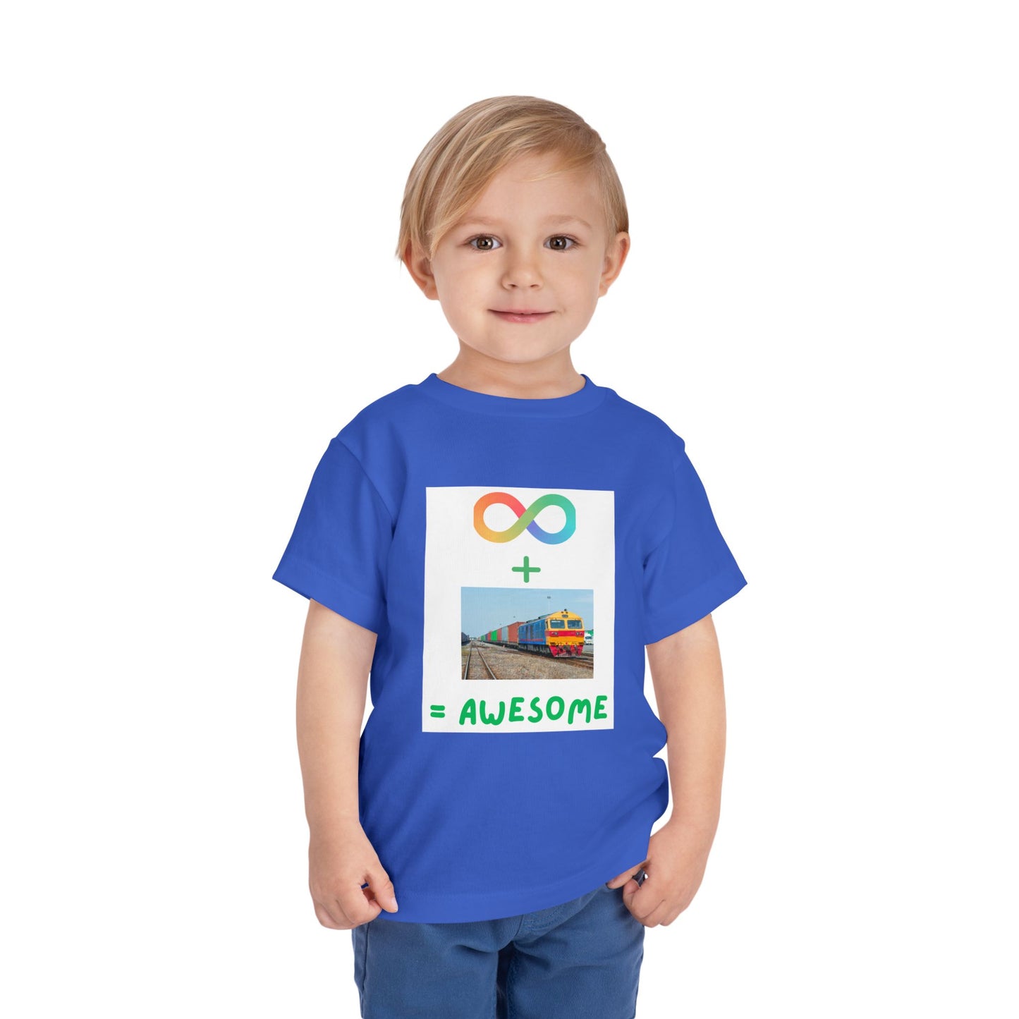 Autism Acceptance Toddler Train Lover T-Shirt | Special Interest Tee (2T–5T)