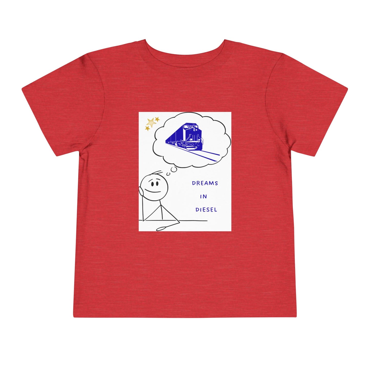 Toddler Freight Train T-Shirt | Dream in Diesel Train Lover Tee (2T–5T)