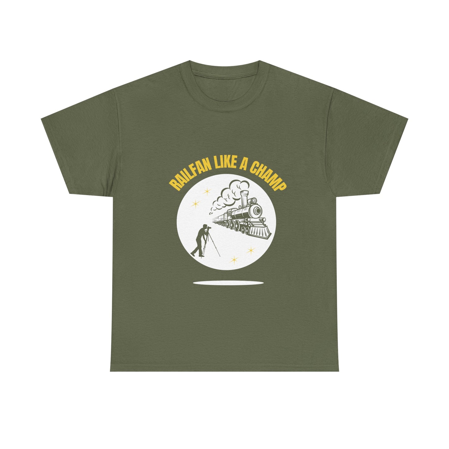 Classic railway train lover graphic t-shirt
