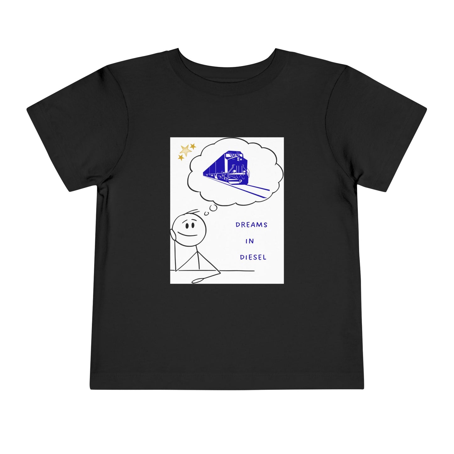 Toddler Freight Train T-Shirt | Dream in Diesel Train Lover Tee (2T–5T)