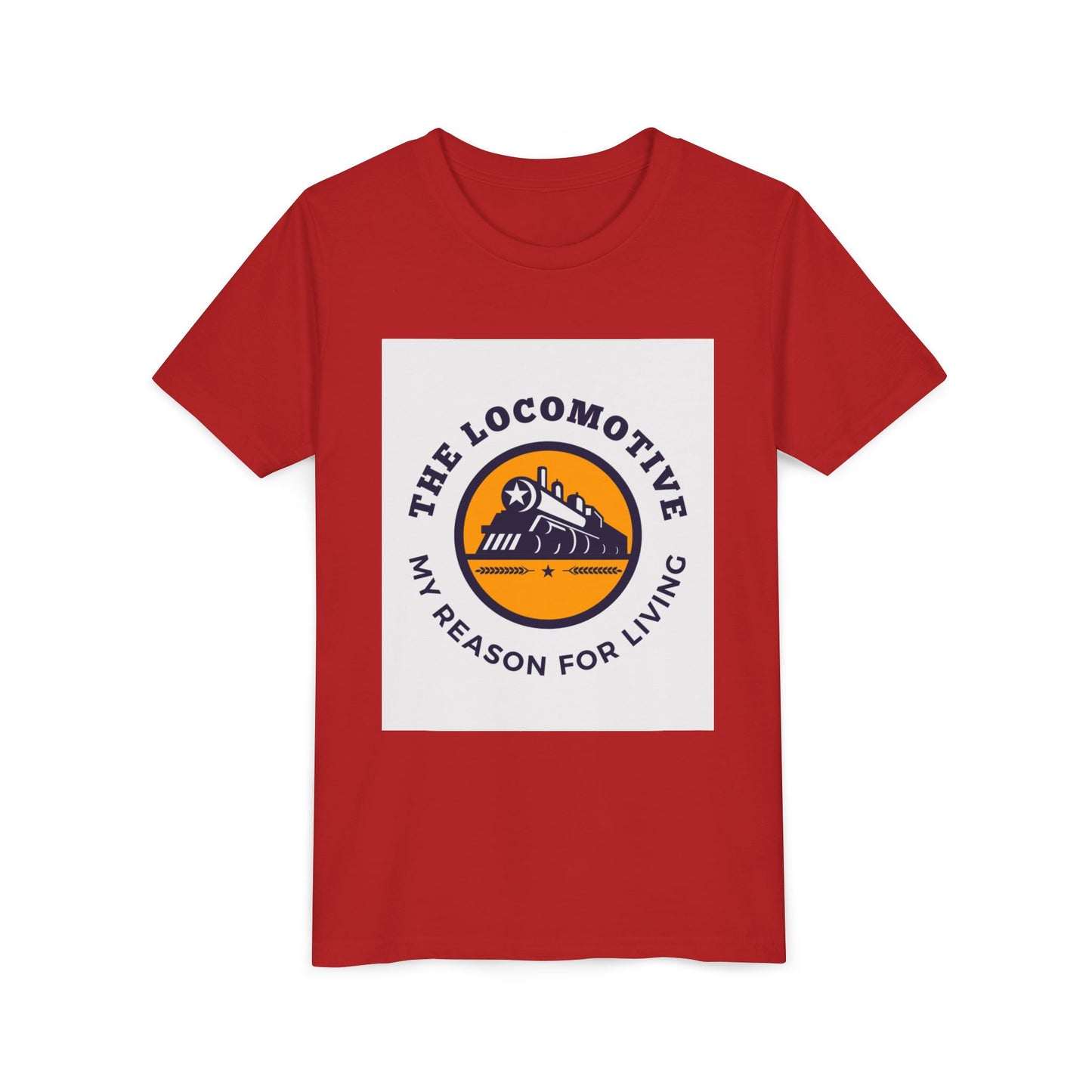 Kids Train Lover T-Shirt | Trains Are My Happy Place Youth Railfan Tee