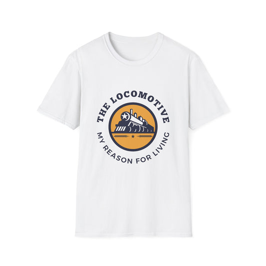 Trains Are My Happy Place – Train Lover Graphic T-Shirt