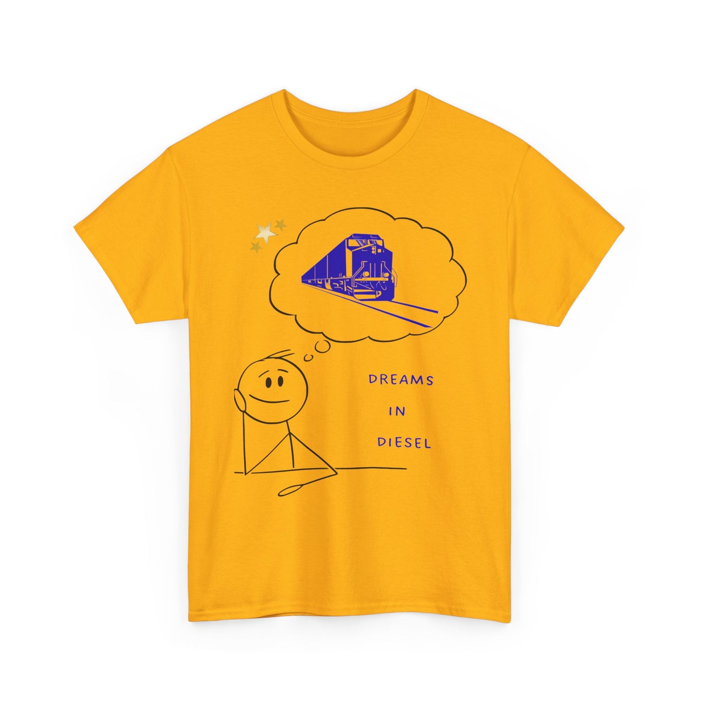 Dream in Diesel diesel locomotive railfan t-shirt