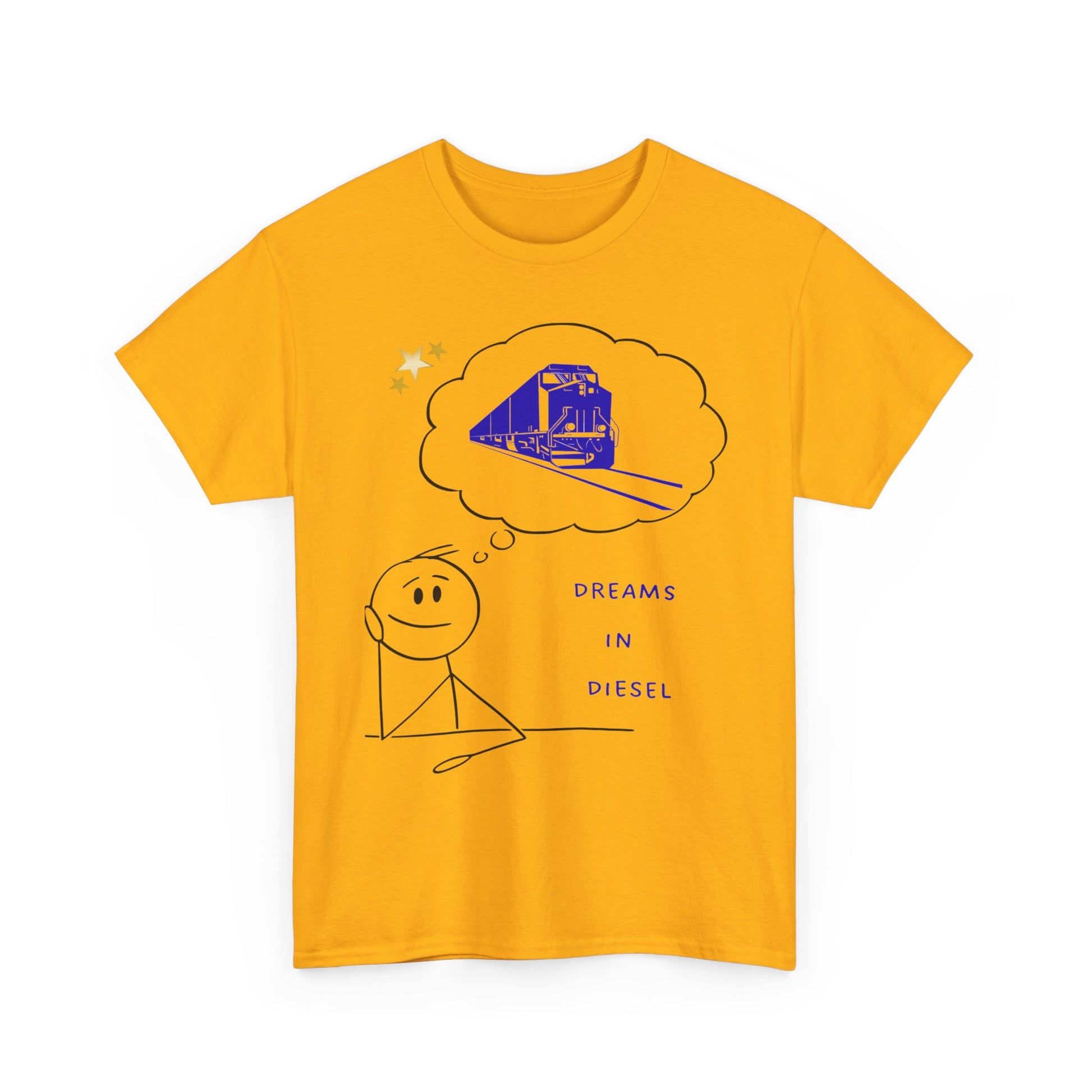 Dream in Diesel diesel locomotive railfan t-shirt