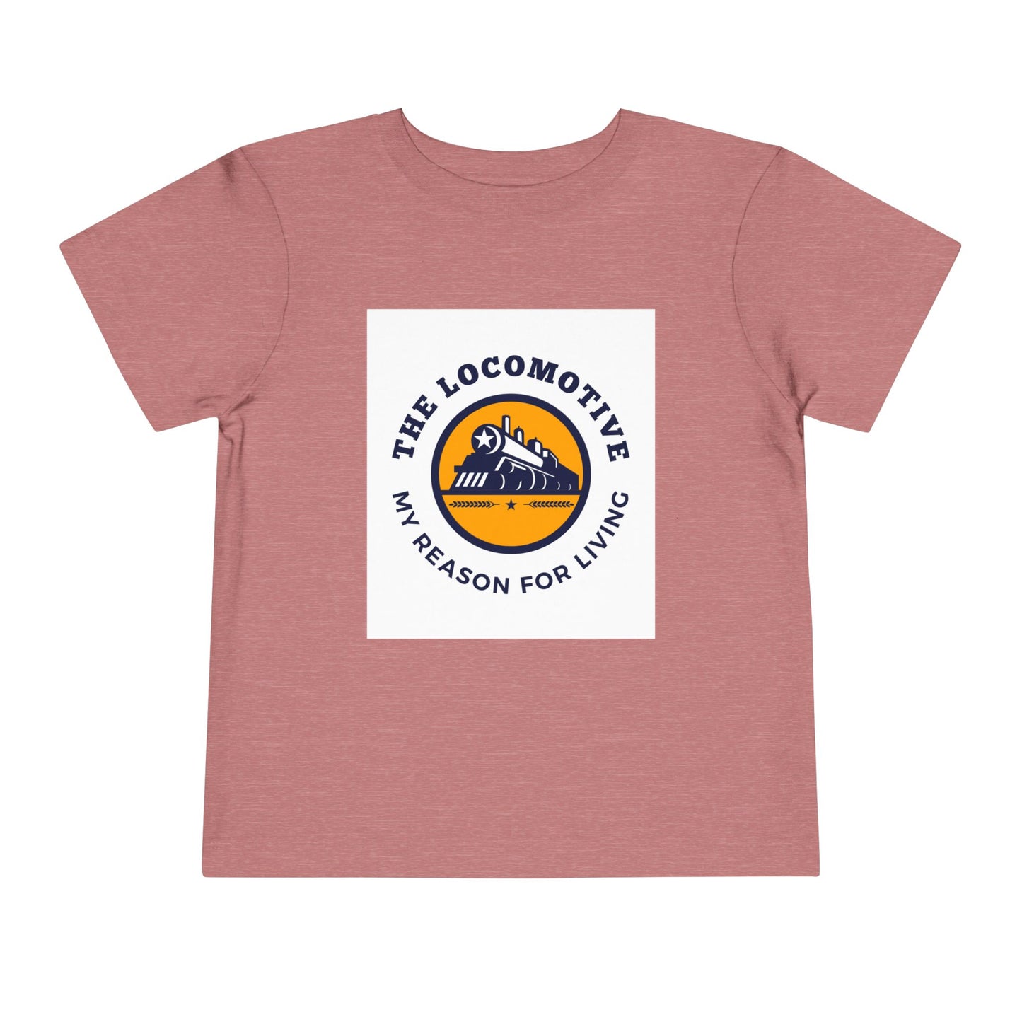 Toddler Train Lover T-Shirt | Trains Are My Happy Place Train Graphic Tee (2T–5T)