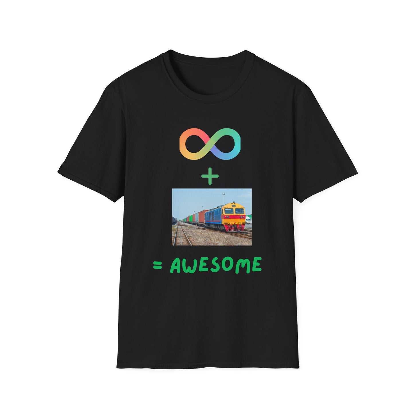 autism acceptance train lover special interest t-shirt