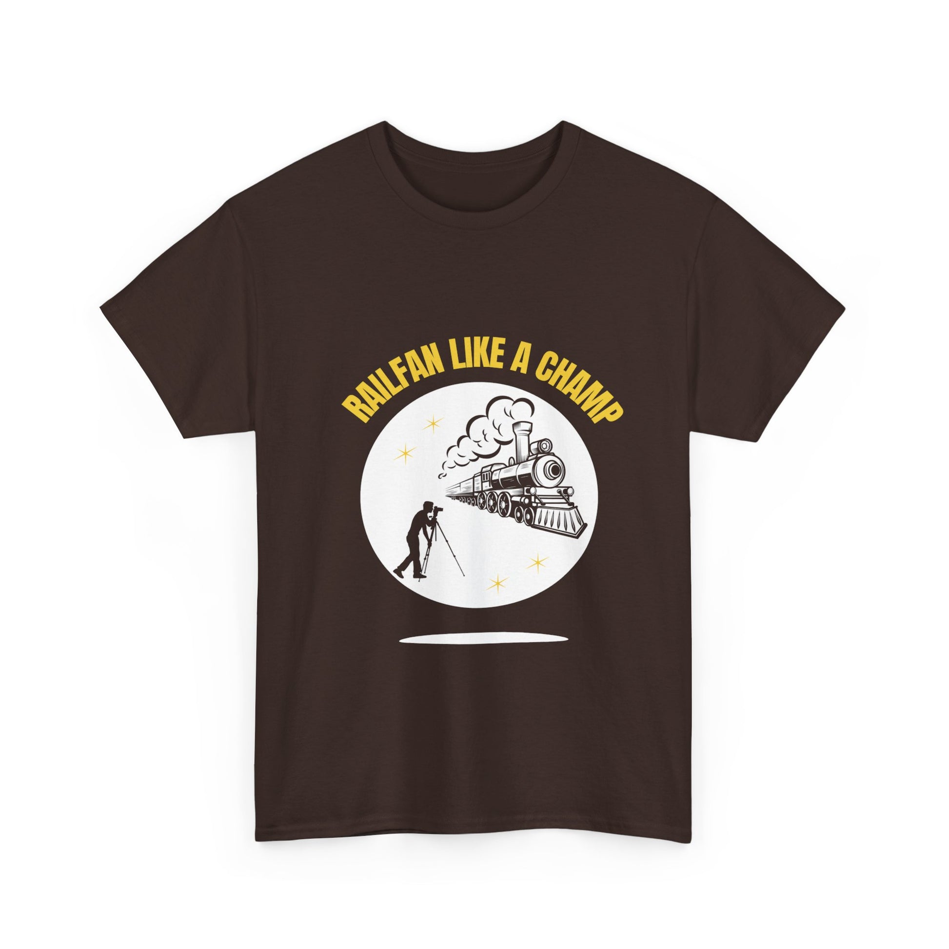 Classic railway train lover graphic t-shirt