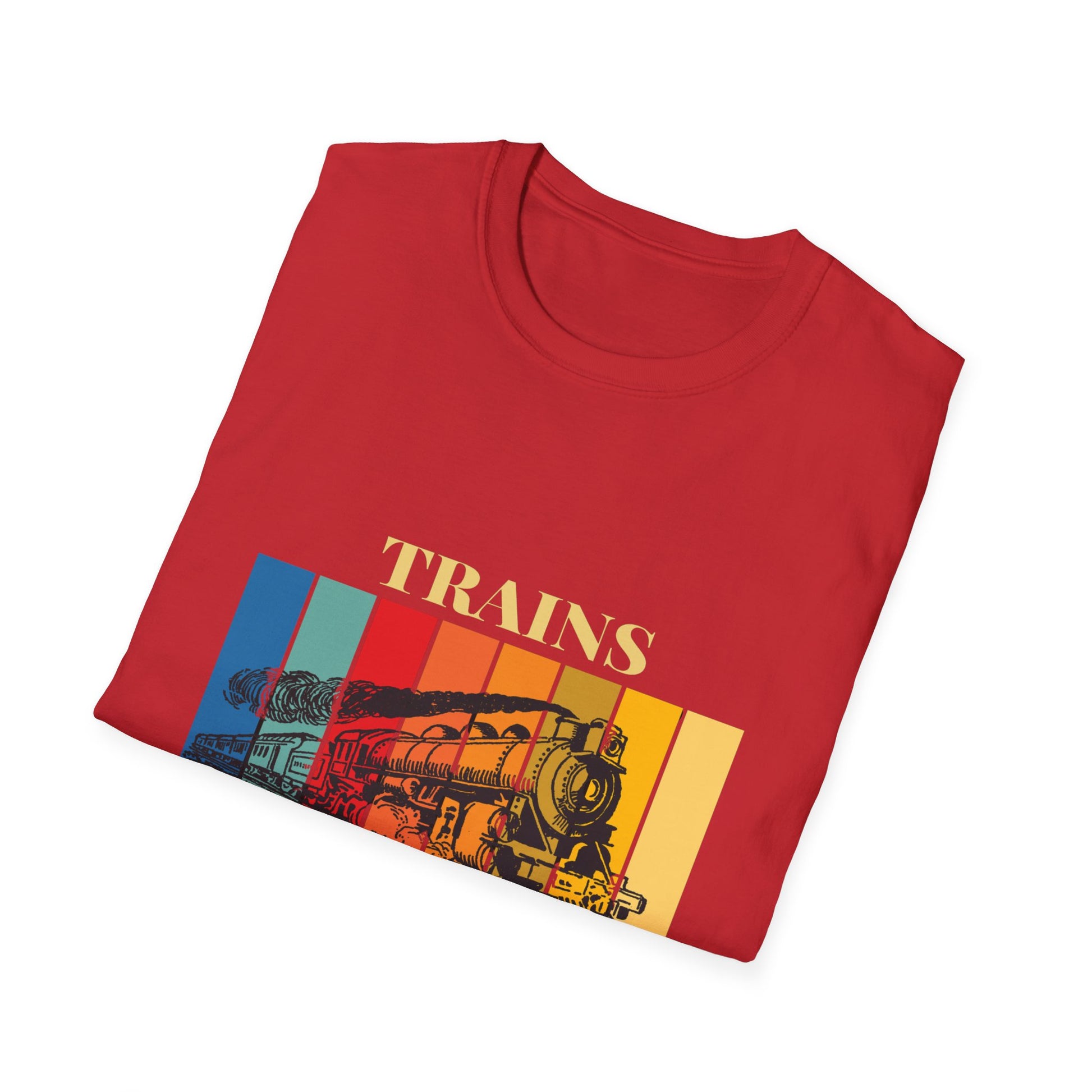 Trains Rock – Train Lover Graphic T-Shirt