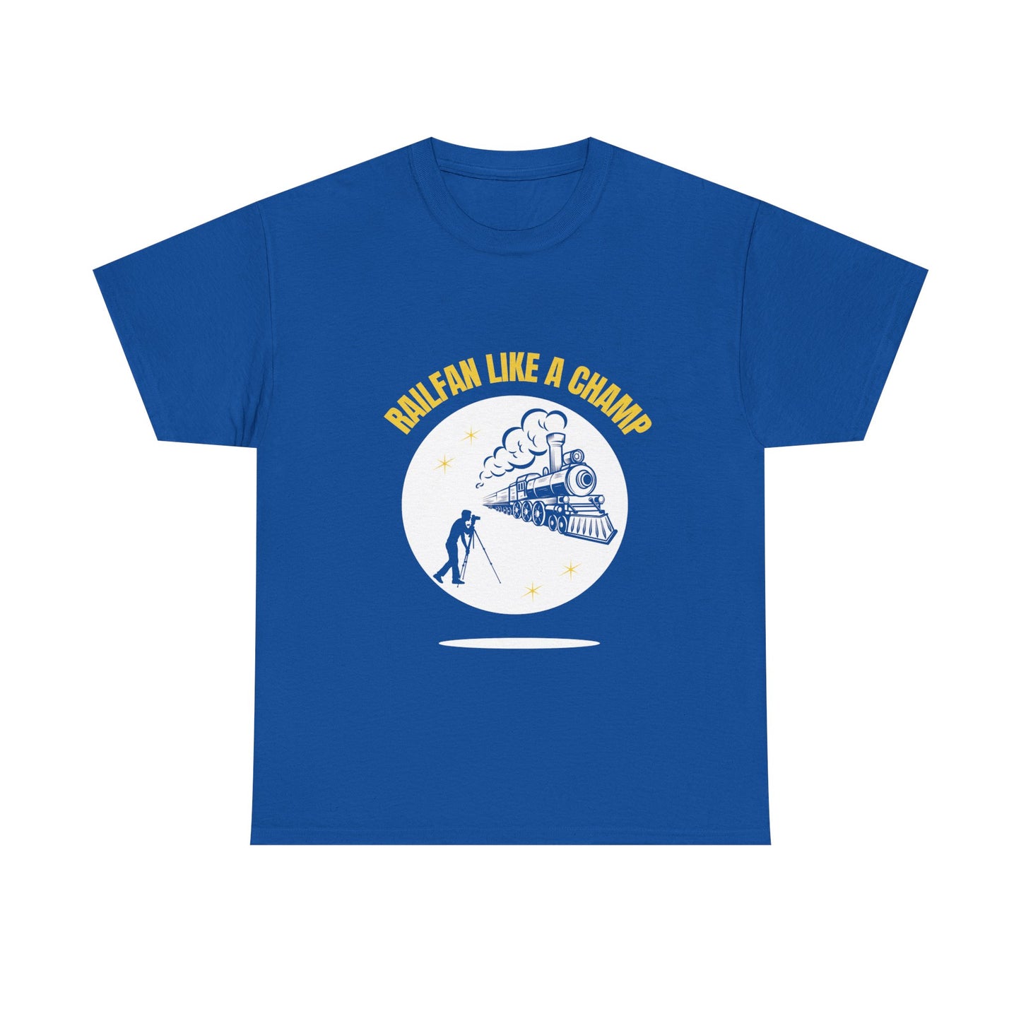 Classic railway train lover graphic t-shirt