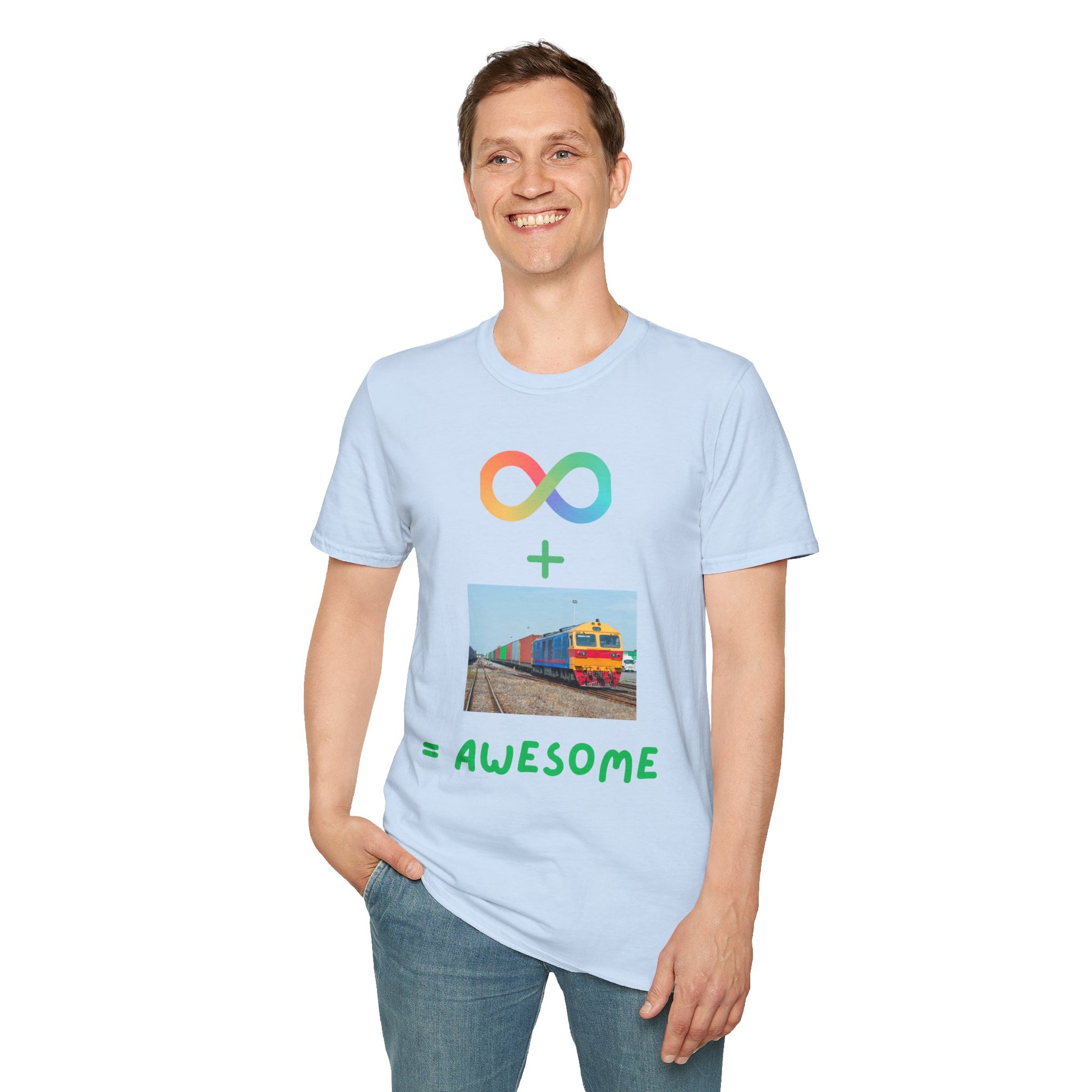 autism acceptance train lover special interest t-shirt