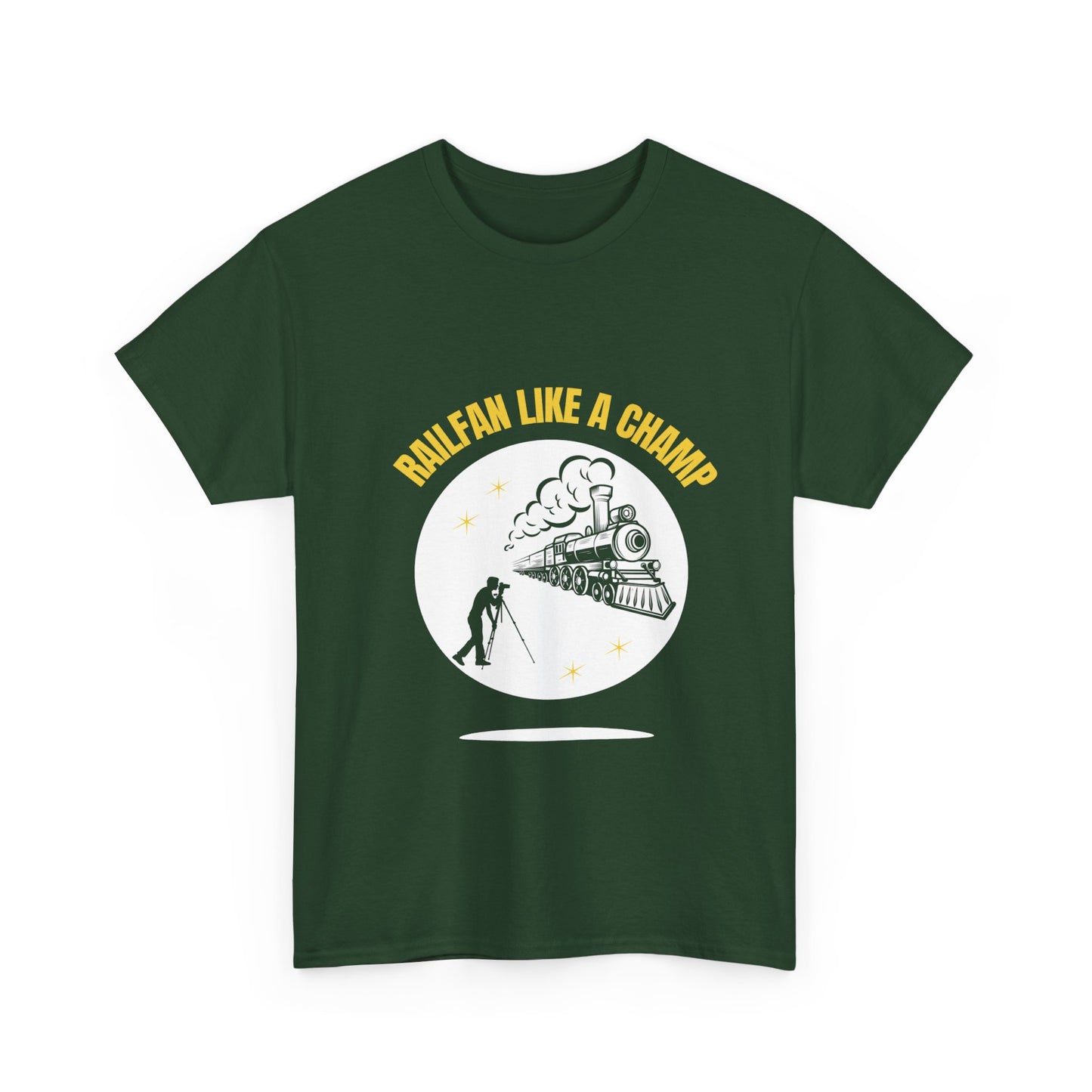 Classic railway train lover graphic t-shirt