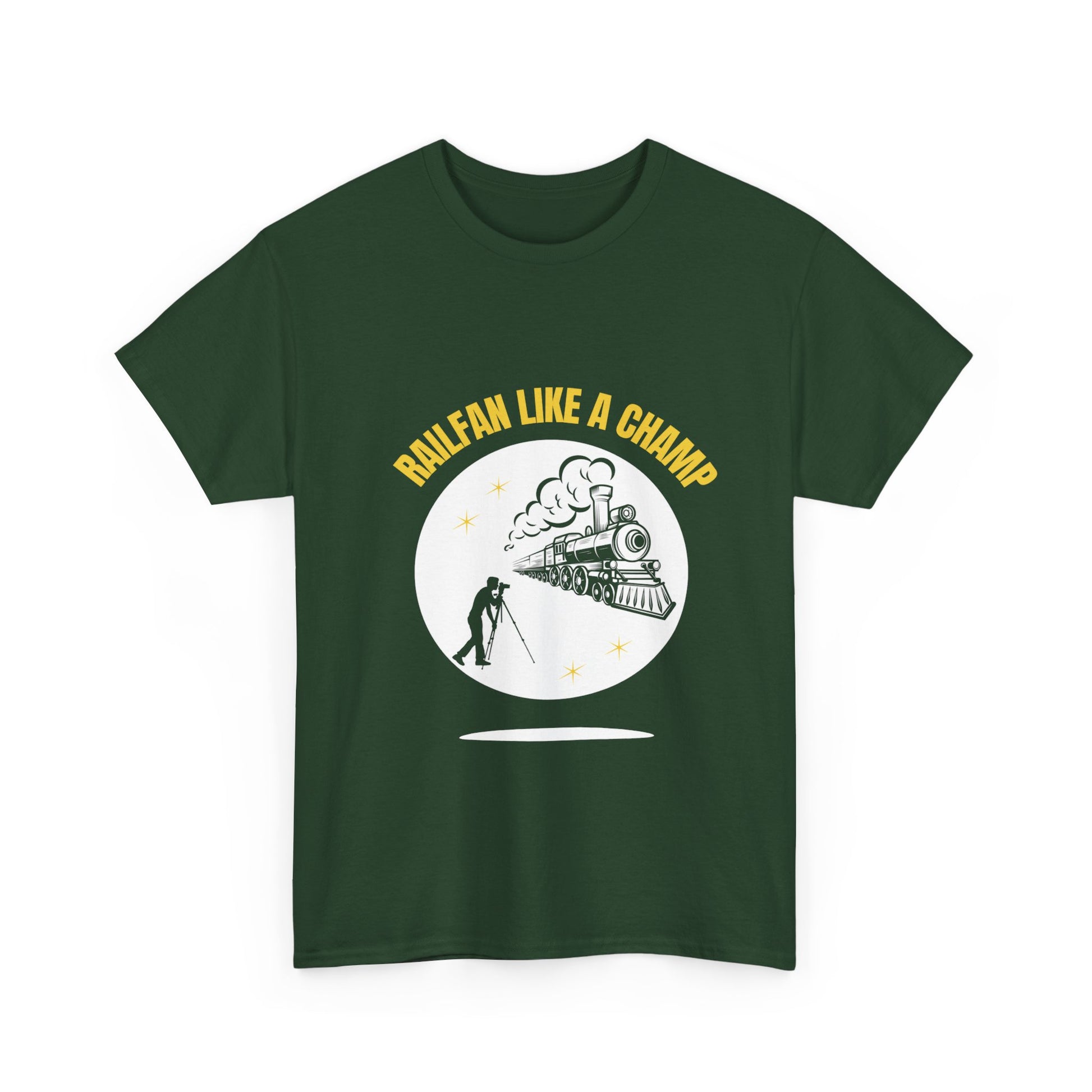 Classic railway train lover graphic t-shirt