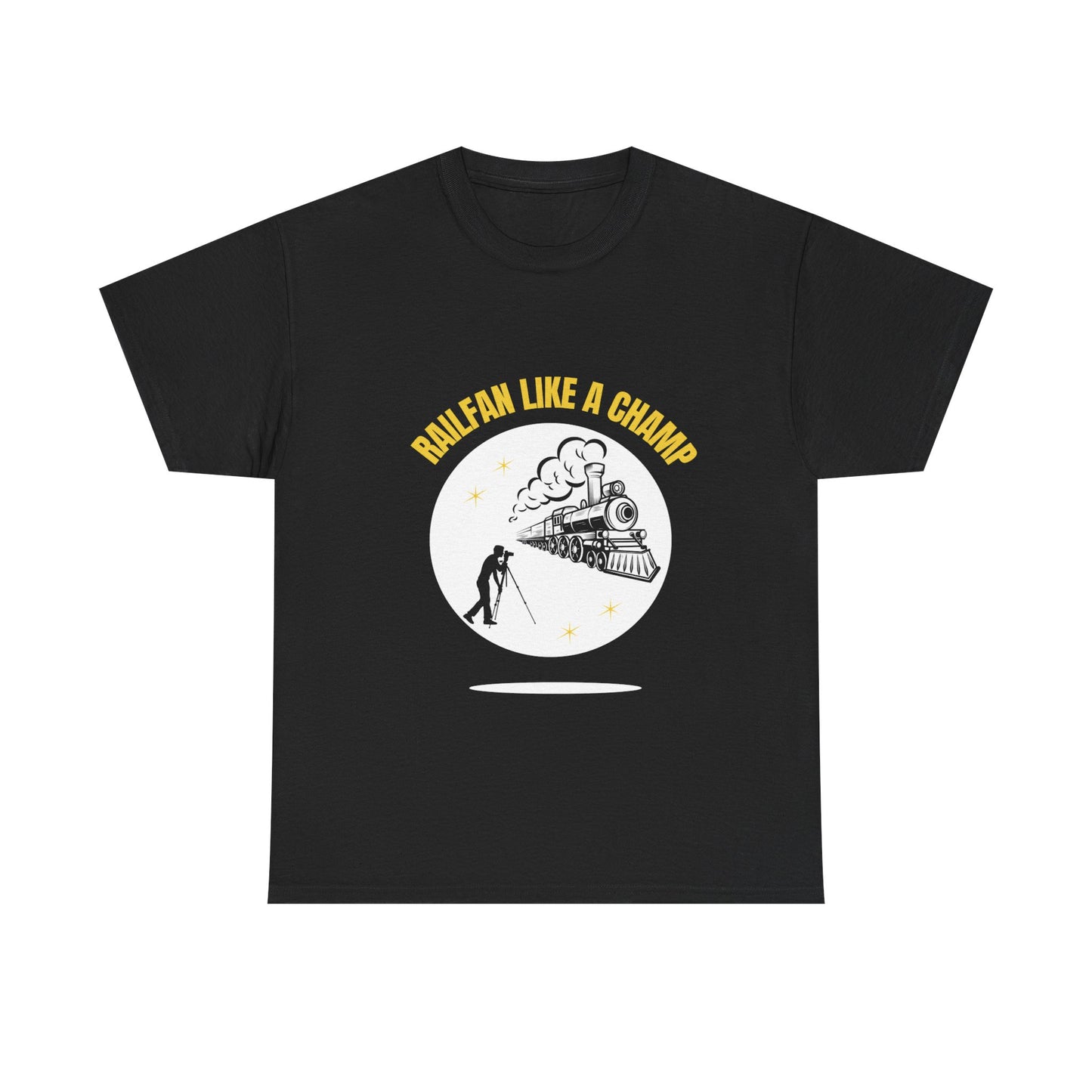 Classic railway train lover graphic t-shirt
