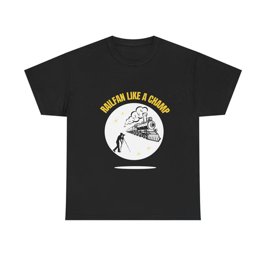 Classic railway train lover graphic t-shirt